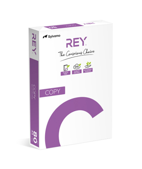 Hârtie pentru tehnica de birou REY COPY A4 (80 g/m2, 500 foi) clasa C+